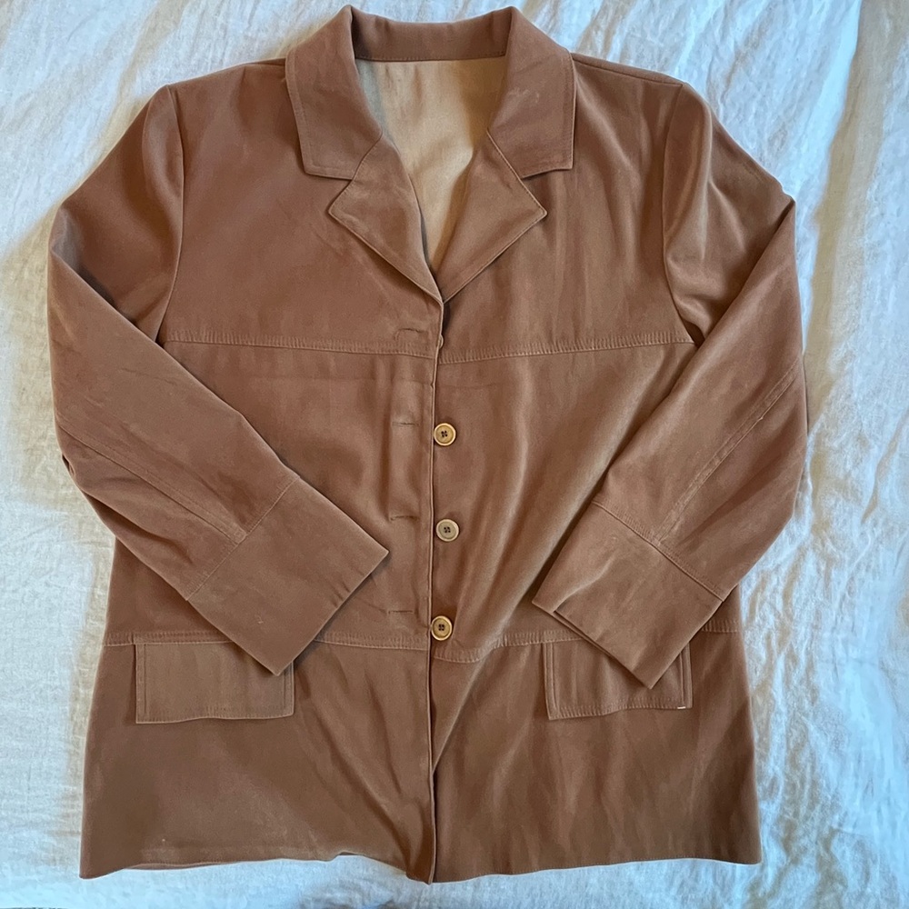 Brown oversized vintage jacket